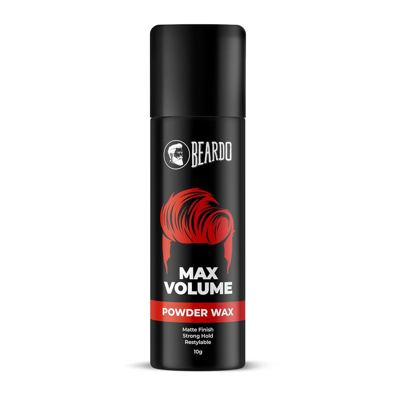 Beardo Max Volume Powder Wax 10g – Front View Buy at Indicrest