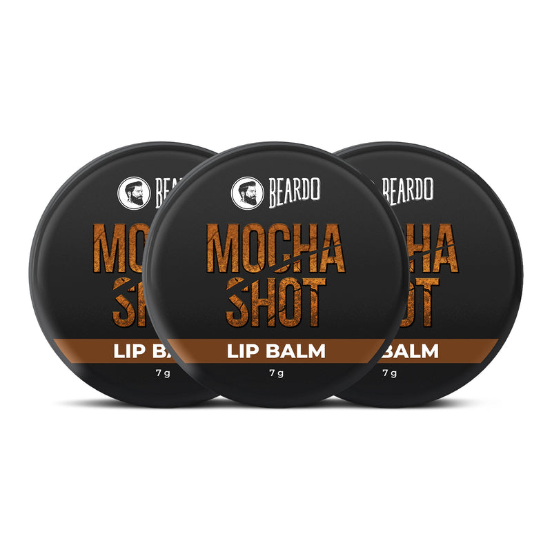 Beardo Mocha Shot Lip Balm, 3x7g - Buy from Indicrest