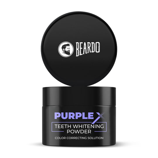 Beardo Purple X Teeth Whitening Powder, 50g - Buy from Indicrest