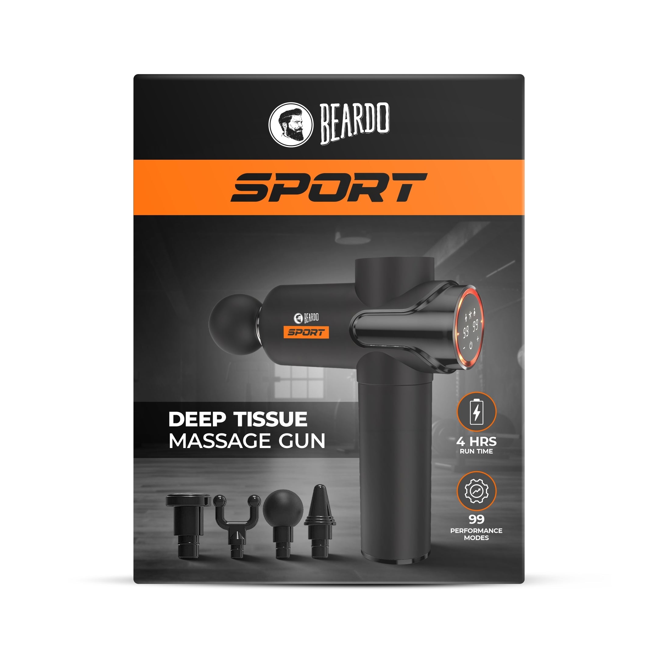 Beardo Sport Deep Tissue Massage Gun - Image 10 - Buy from Indicrest