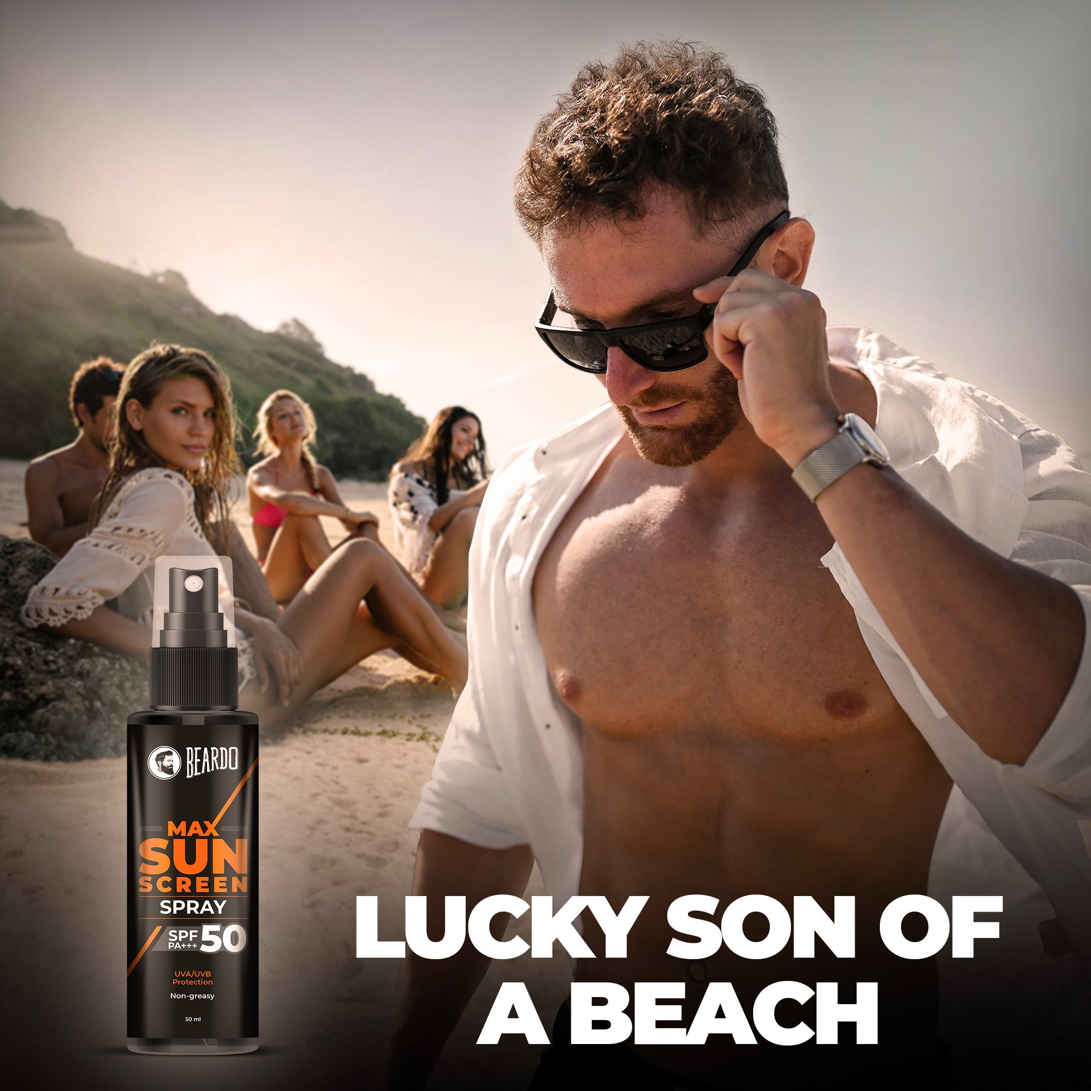 Beardo Max Sunscreen Spray SPF-50, 50ml - Image 9 - Buy from Indicrest
