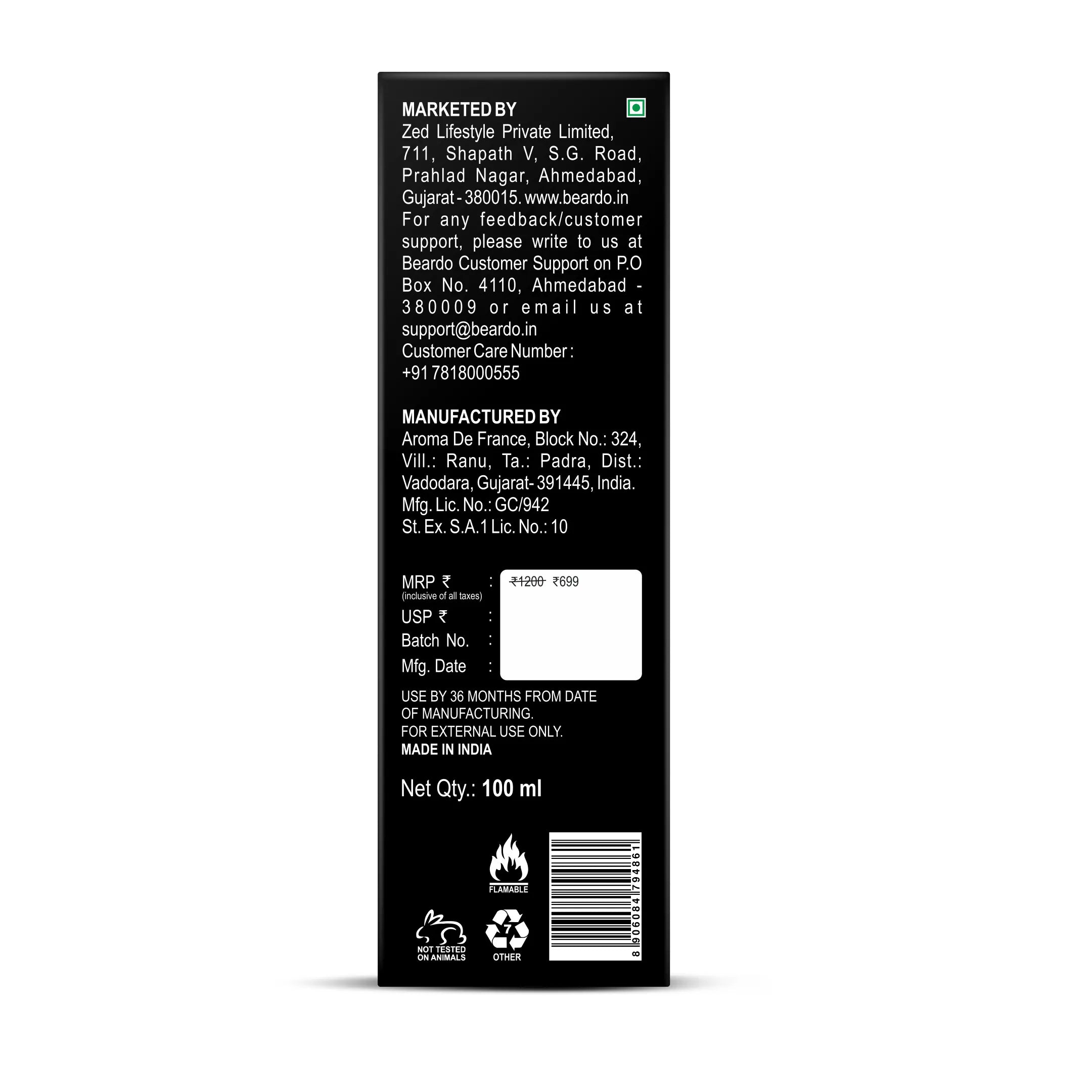 Beardo Whisky Smoke Perfume, 100ml - Image 10 - Buy from Indicrest