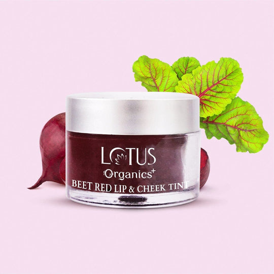 Lotus Herbals Organics+ Beet Red Lip & Cheek Tint, 10g
