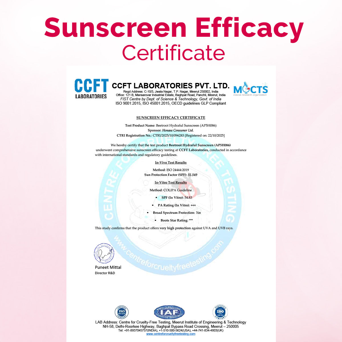 Mamaearth Beetroot Hydraful Sunscreen With Beetroot & Hyaluronic Acid, 50g - Image 9 - Buy from Indicrest
