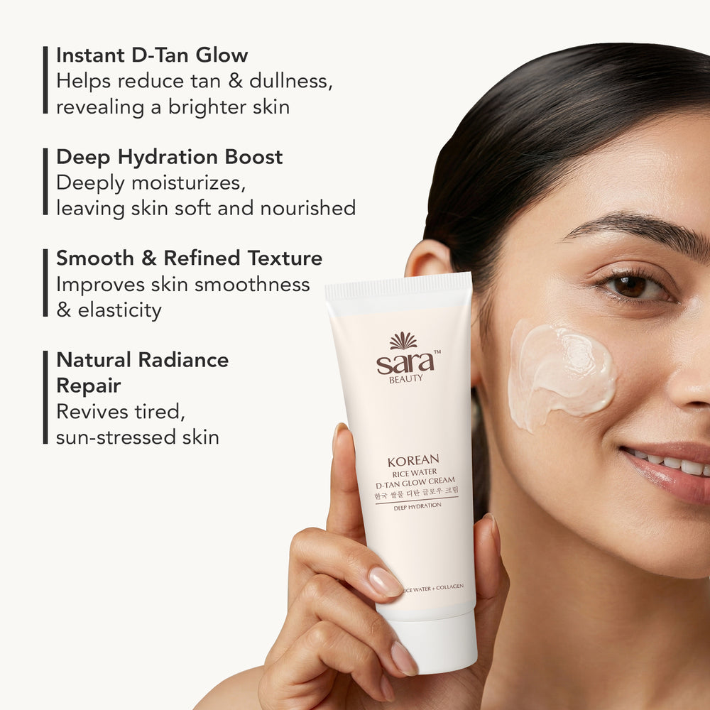 Sara Korean Rice Water D-tan Glow Cream, 120g - Image 4 - Buy from Indicrest