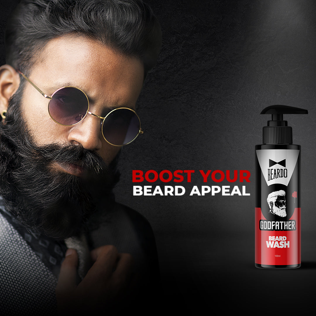 Beardo Godfather Beard Wash, Pack of 2 - Image 2 - Buy from Indicrest