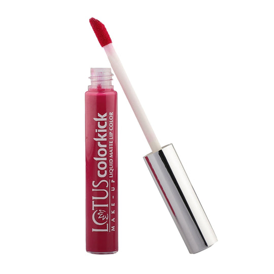 Lotus Herbals Colorkick Liquid Matte LipColor, CLM07, 6g