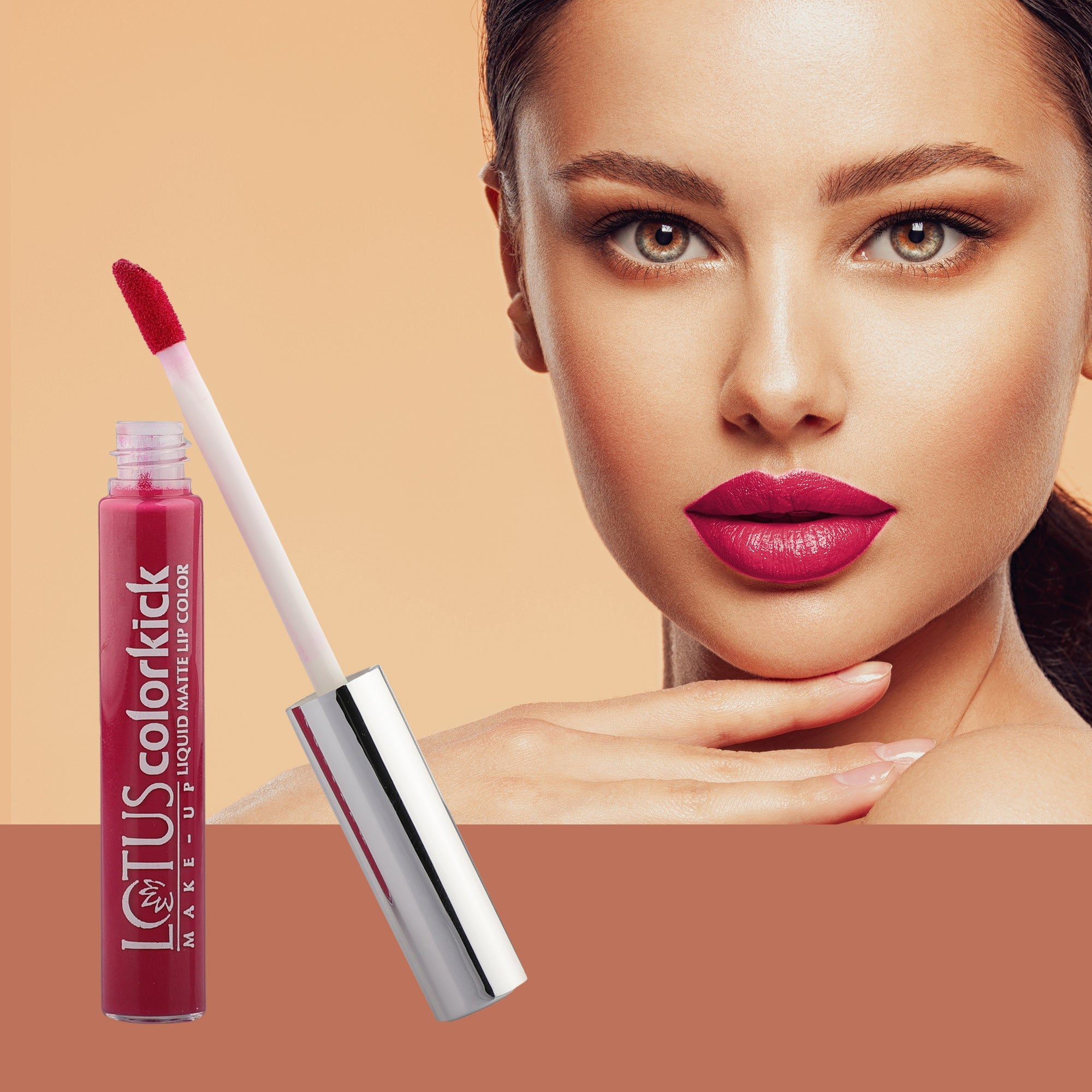 Lotus Herbals Colorkick Liquid Matte LipColor, CLM06, 6g