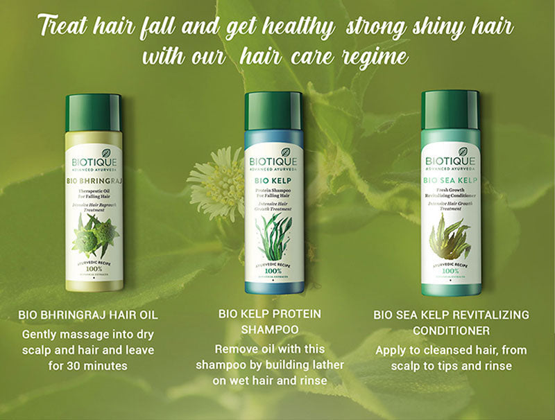 Biotique Bhringraj anti Hair fall therapeutic Hair oil, 800ml - Image 7 - Buy from Indicrest