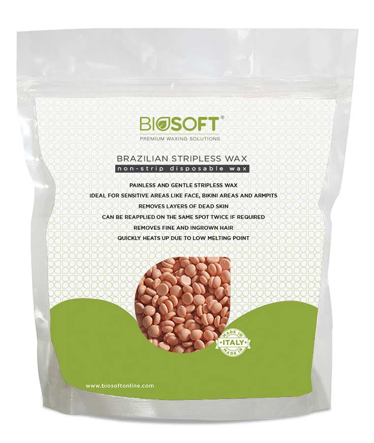 Biosoft Brazilian Bead Wax, Argan (500gm) - Indicrest