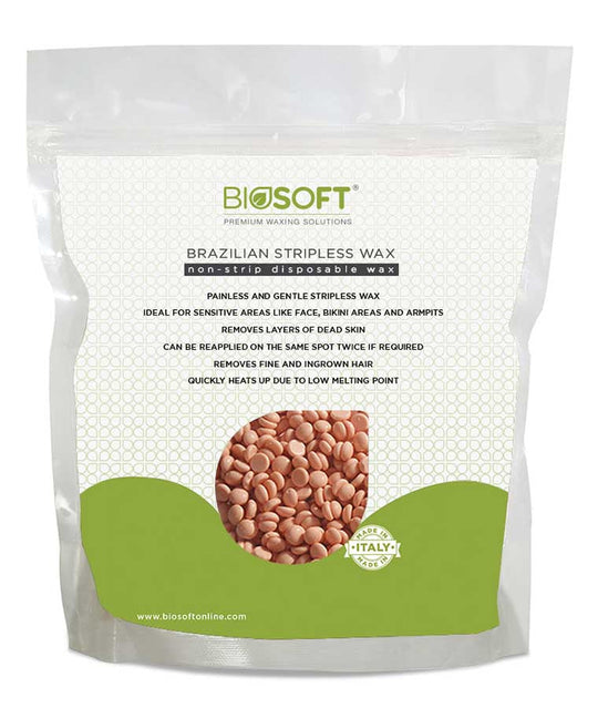 Biosoft Brazilian Bead Wax, Argan (500gm) - Indicrest Buy at Indicrest
