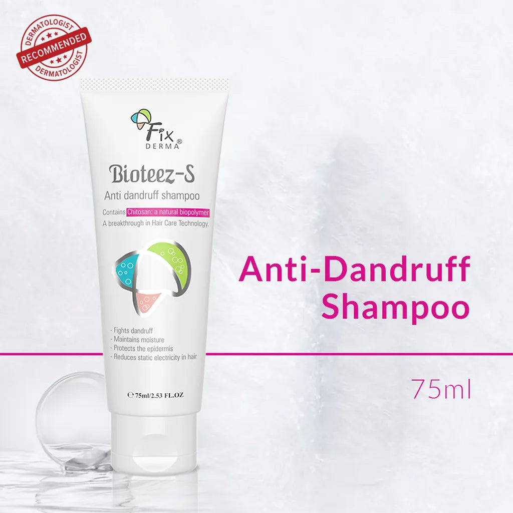 Fixderma Bioteez-S - Anti Dandruff Shampoo | For Dandruff-Free and Revitalized Hair, 75ml - Image 2 - Buy from Indicrest