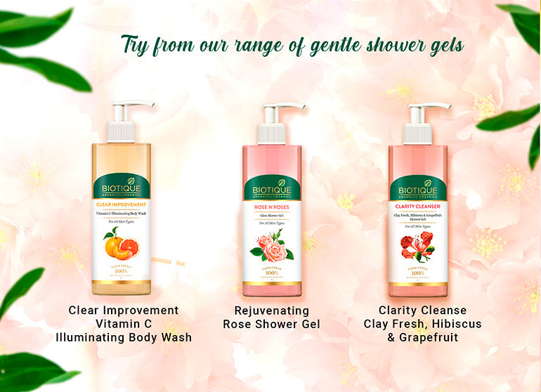 Biotique Refreshing Cherry Blossom Shea & Vitamin E Shower Gel, 200ml - Image 7 - Buy from Indicrest