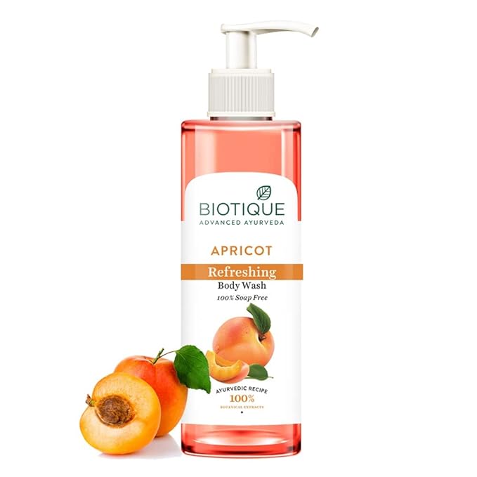 Biotique Apricot Refreshing Body Wash 200ml - Indicrest