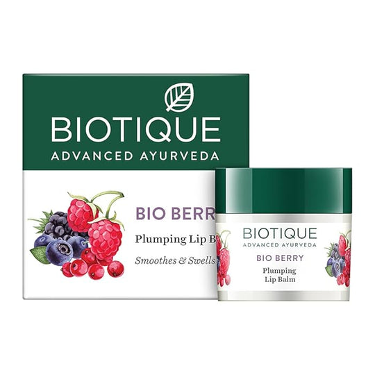 Biotique Berry Plumping Lip Balm 12gm - Indicrest Buy at Indicrest