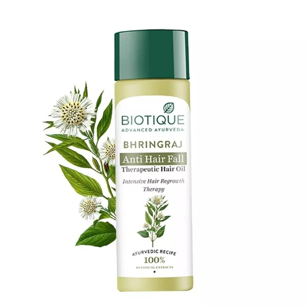 Biotique Bhringraj Anti HF Therapetc Oil 200ml - Indicrest