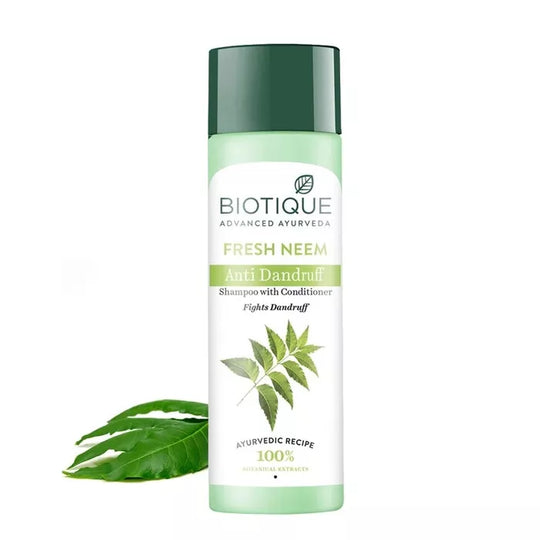 Biotique Fresh Neem A-D Shmp With Cndtnr 120ml - Indicrest Buy at Indicrest