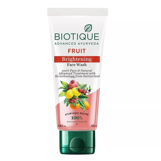 Biotique Fruit Brightening Face Wash 100ml - Indicrest Buy at Indicrest