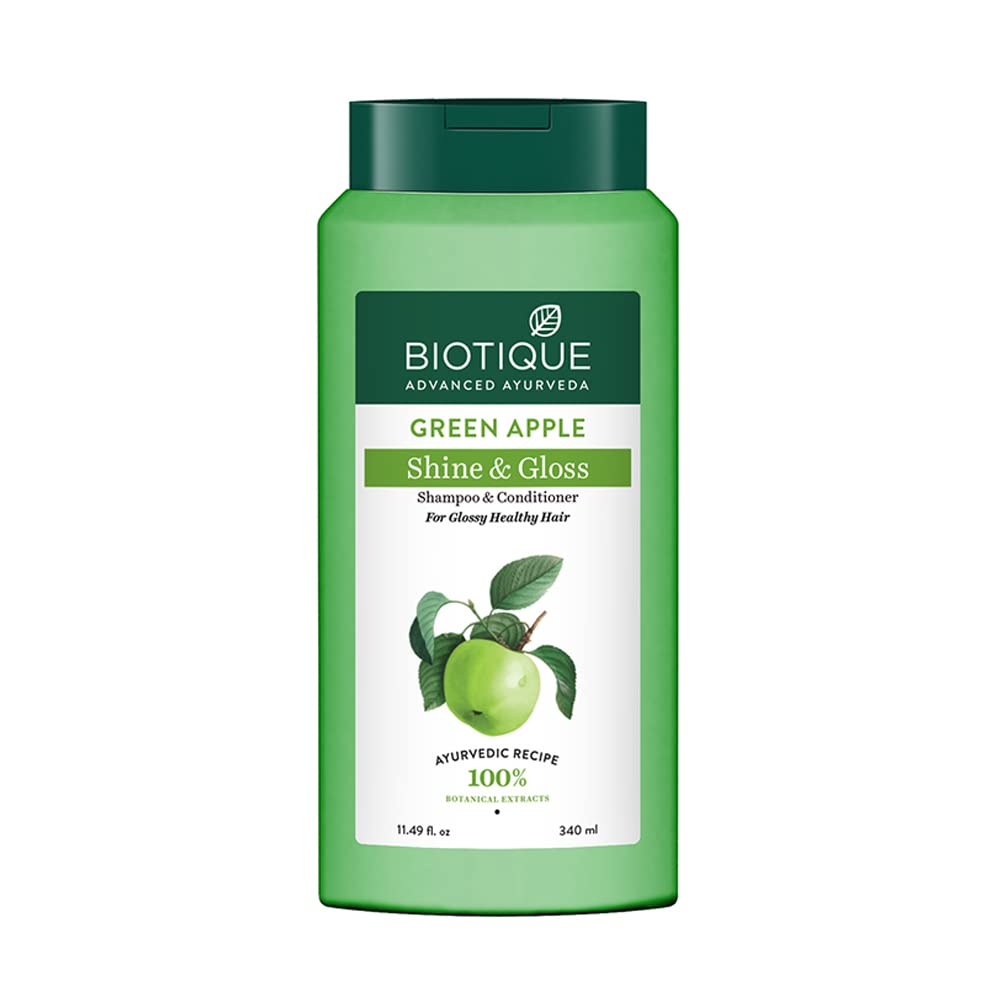 Biotique Green Apple Shmp & Cndtnr 340ml - Indicrest