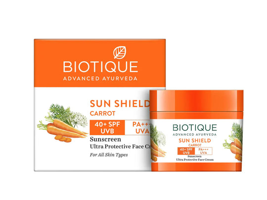 Biotique SunShield Carrot 40+SPF Snscrn 50gm - Indicrest Buy at Indicrest