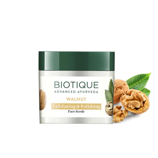 Biotique Walnut Exfoliating Face Scrub, 50gm - Indicrest Buy at Indicrest
