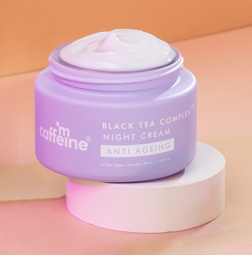 Mcaffeine Anti-Ageing Night Cream with Black Tea Complex, 50ml - Buy from Indicrest