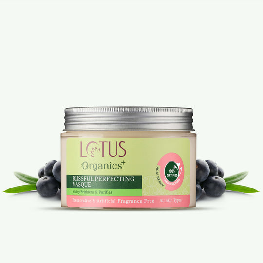 Lotus Herbals Organics+ Blissful Perfecting Mask, 50g