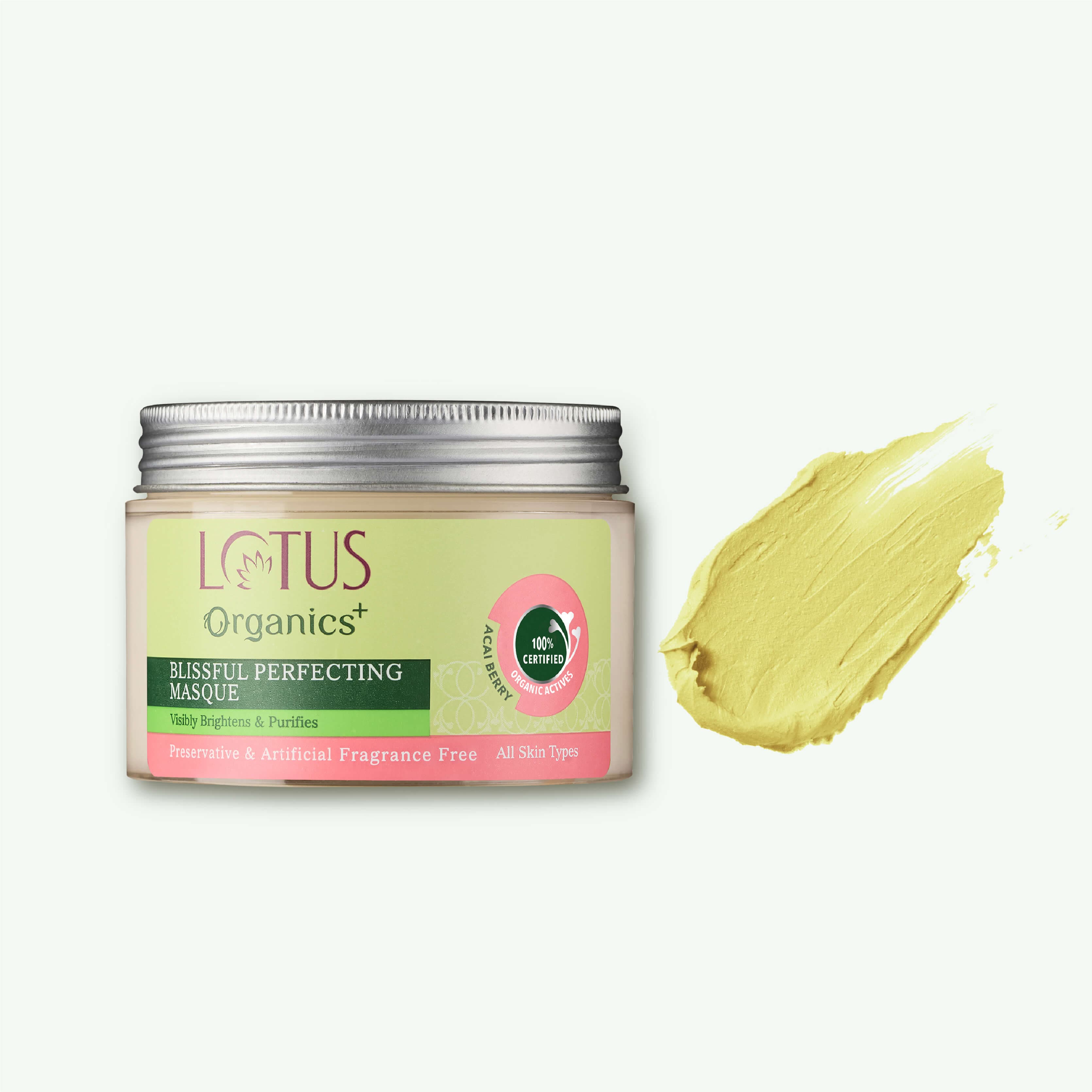 Lotus Herbals Organics+ Blissful Perfecting Mask, 50g
