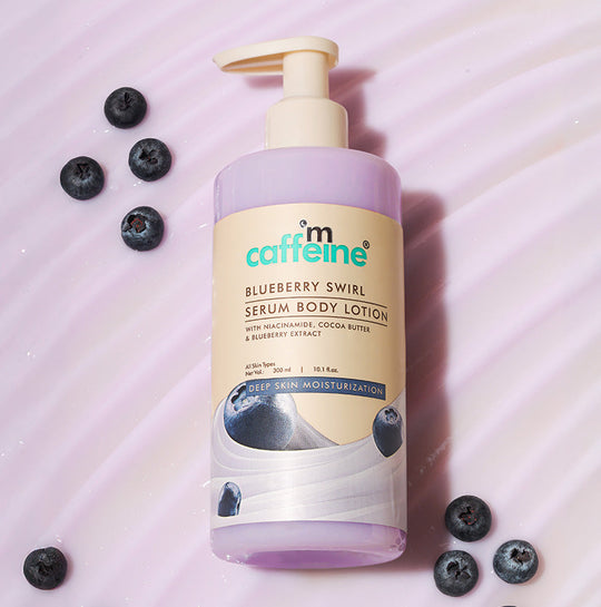 Mcaffeine Blueberry Swirl Serum In Body Lotion With Niacinamide - Buy from Indicrest