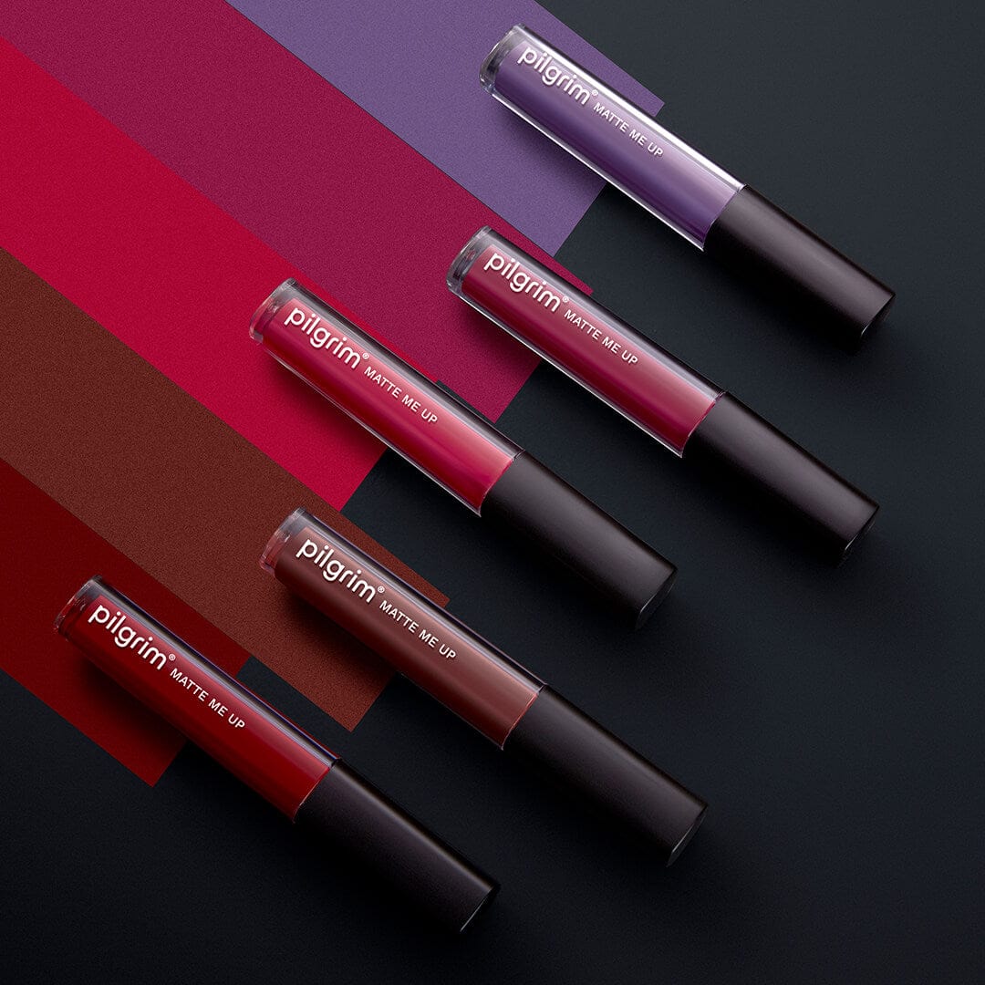 pilgrim matte me up liquid lipstick blushin nude 10   Image 5   Buy from Indicrest