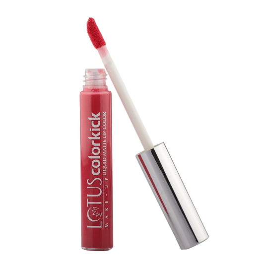 Lotus Herbals Colorkick Liquid Matte LipColor, CLM08, 6g