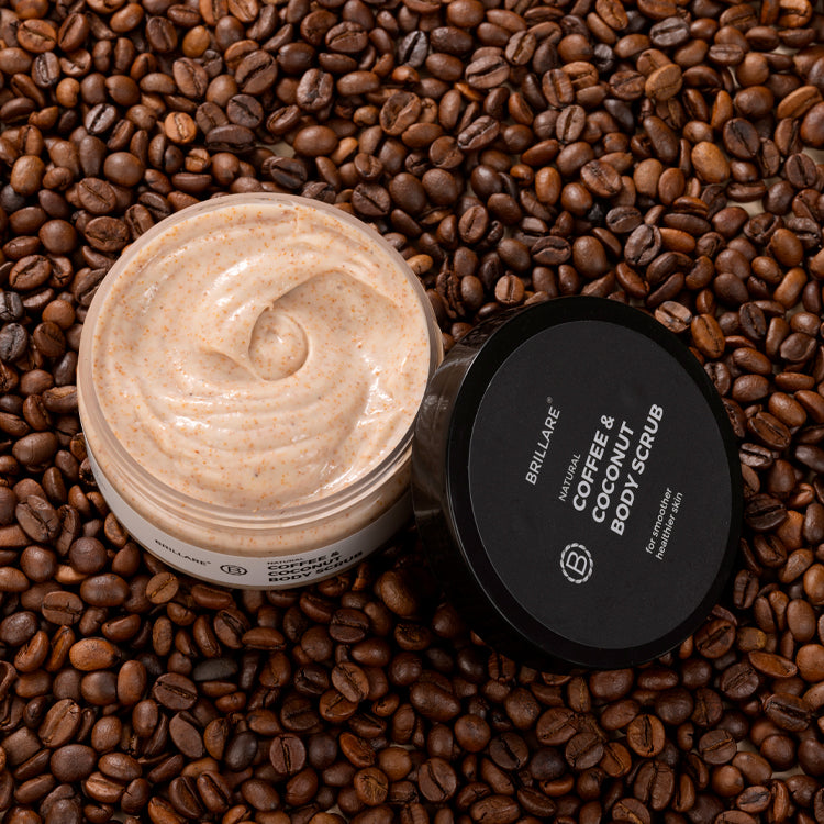 Brillare Coffee & Coconut Body Scrub for Energized & Moisturised Skin, 200g - Image 2 - Buy from Indicrest
