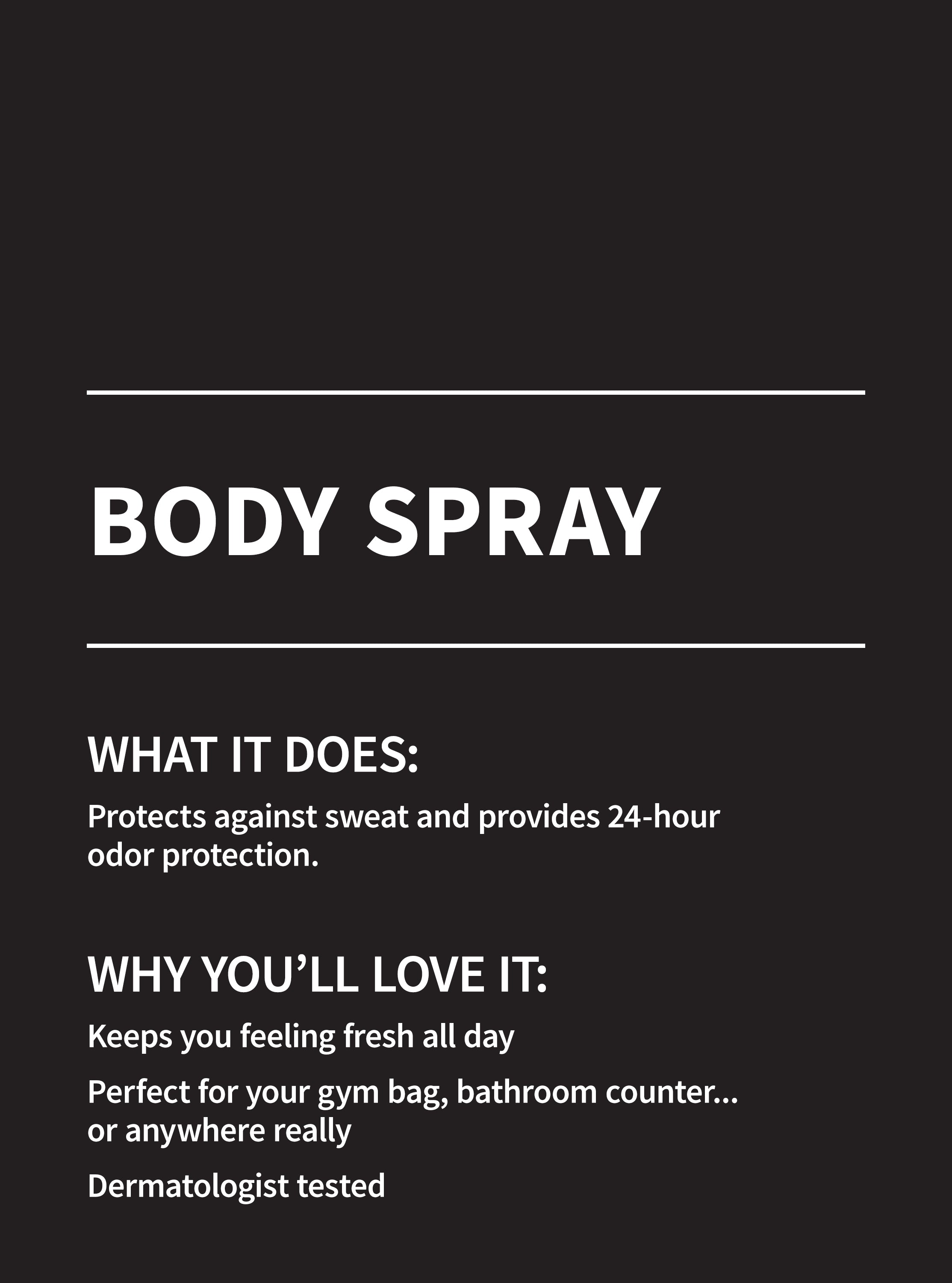 Bath & Body Works Noir Body Spray, 104 g / 3.7 oz