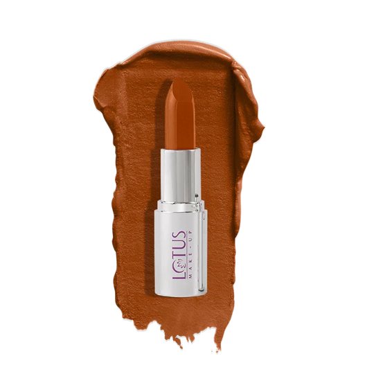 Lotus Herbals Ecostay Butter Matte Lip Color, Brown Bella, 4.2g
