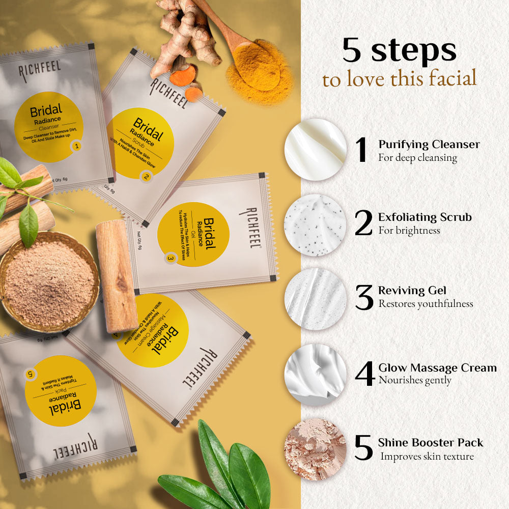 Richfeell Bridal Radiance Facial Kit 30 g - Image 4 - Buy from Indicrest