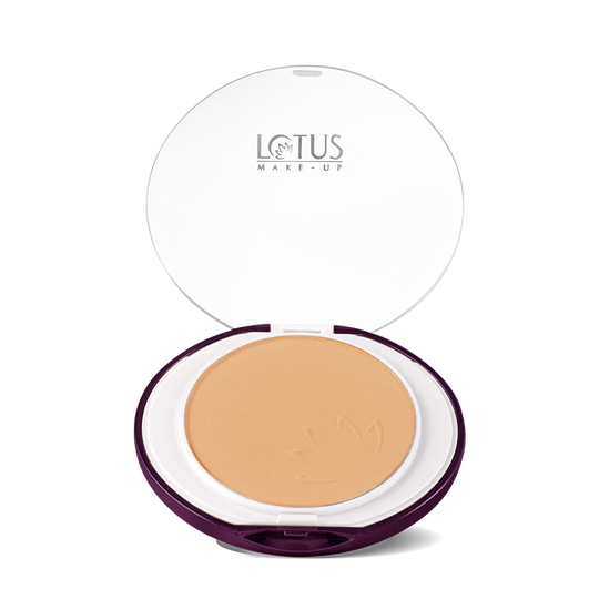 Lotus Herbals Ecostay Ideal Finish Pressed Powder, Bright An gel