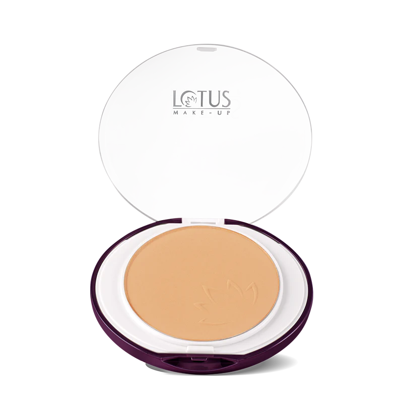 Lotus Herbals Ecostay Ideal Finish Pressed Powder, Bright An gel