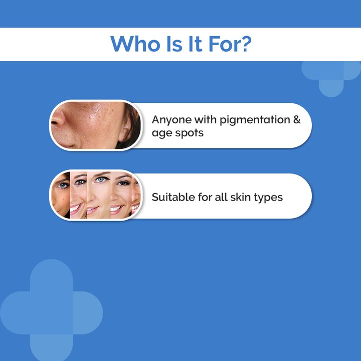 Bright, even complexion after using soap