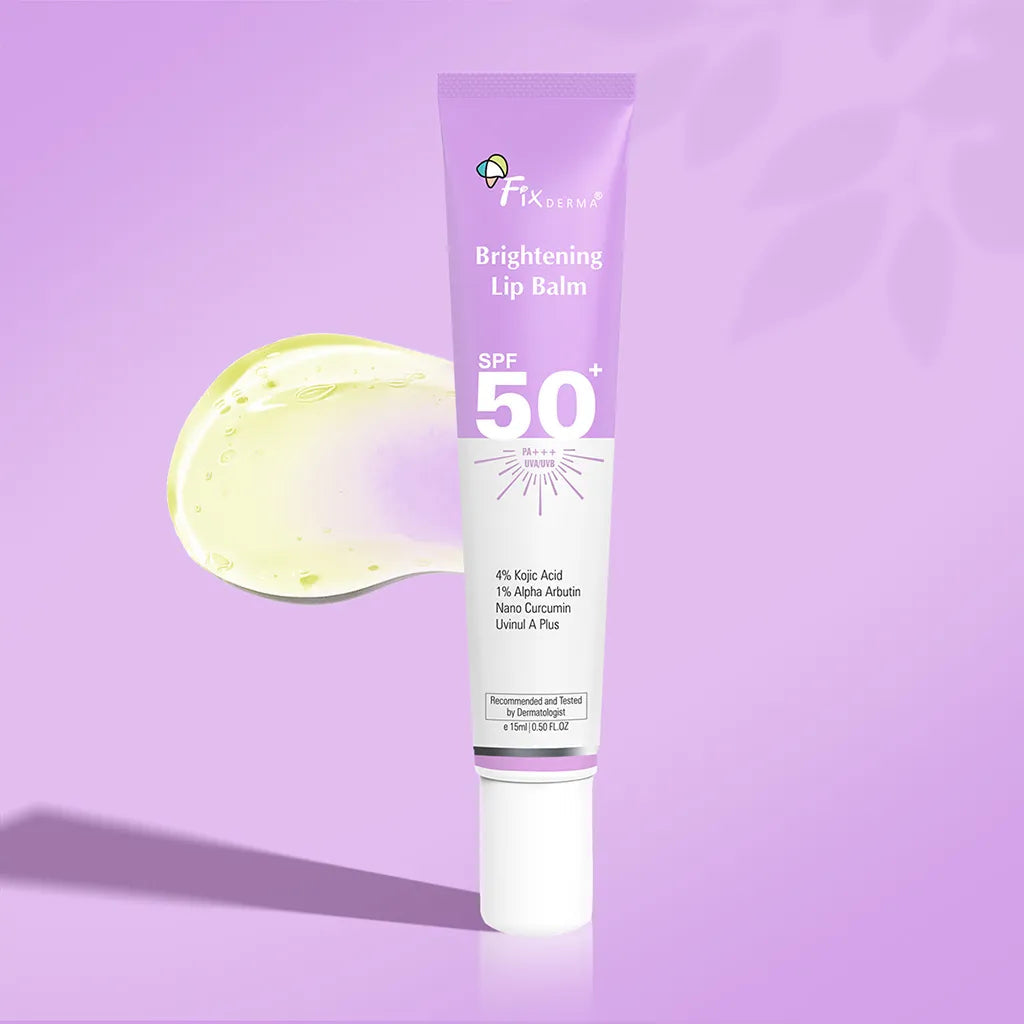 Fixderma Brightening Lip Balm SPF 50+ | Best Lip Balm for Dark Lips with SPF 50+, 15ml - Image 8 - Buy from Indicrest