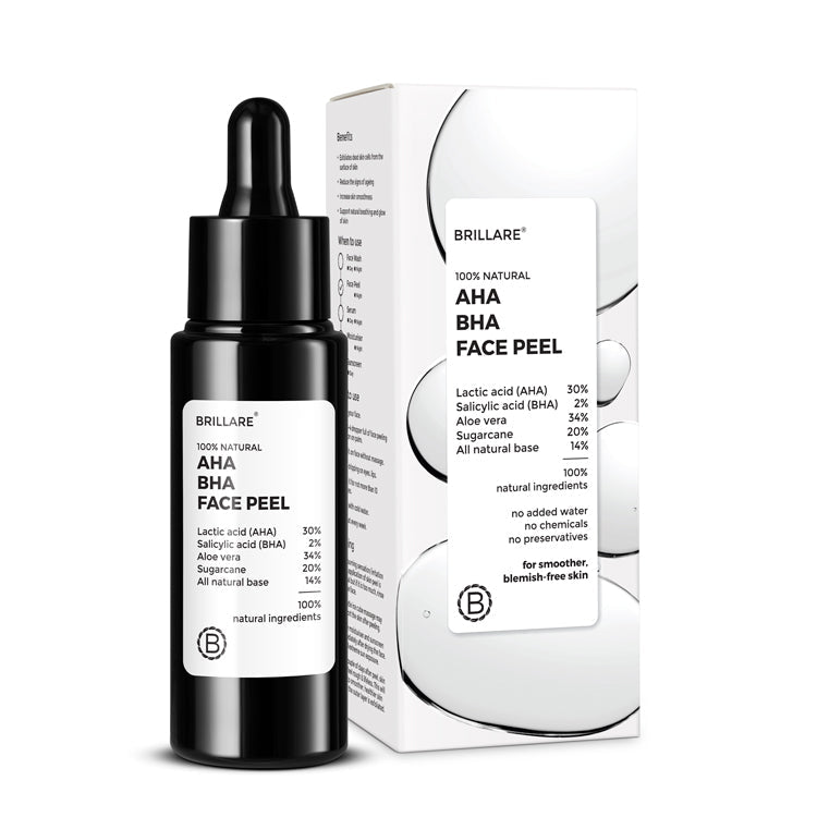 Brillare AHA BHA Exfoliating Face Peeling Solution, 30ml - Image 10 - Buy from Indicrest