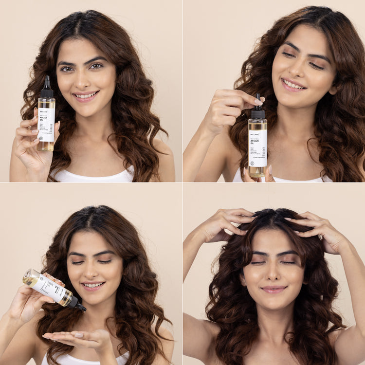 Brillare Argan Hair Oil for Dry, Frizzy Hair, 100ml - Image 4 - Buy from Indicrest