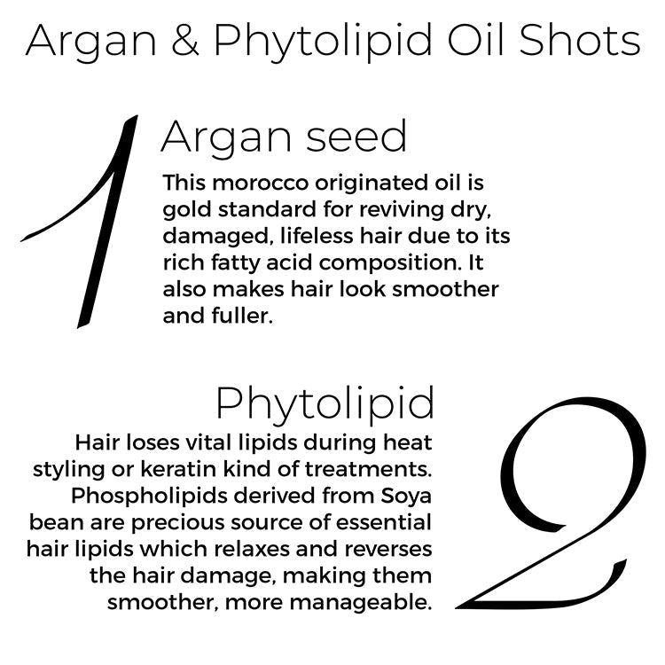 Brillare Argan & Phytolipid Oil Shots and Argan Oil Combo For Dry, Frizzy Hair - Image 5 - Buy from Indicrest