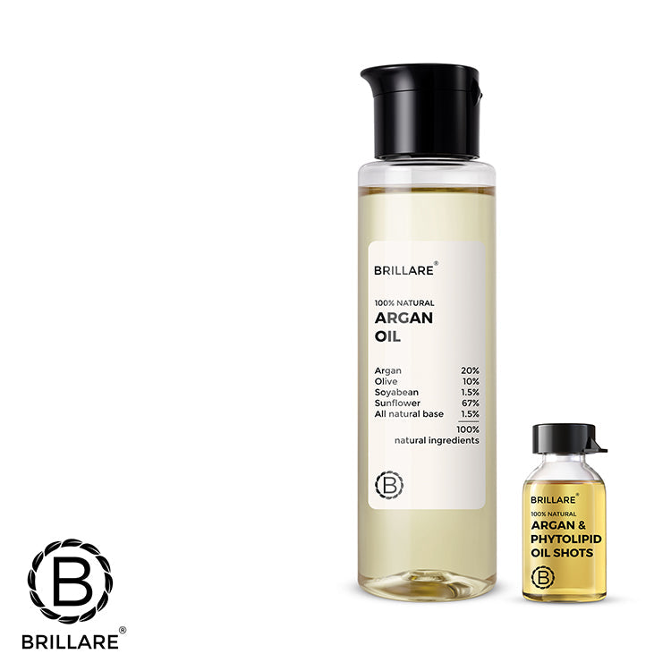 Brillare Argan & Phytolipid Oil Shots and Argan Oil Combo For Dry, Frizzy Hair - Image 8 - Buy from Indicrest