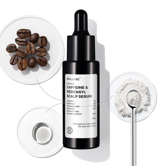 Brillare Caffeine & Redensyl Scalp Serum For Hair Growth, 30ml - Buy from Indicrest