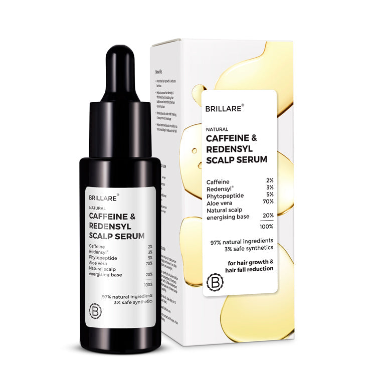 Brillare Caffeine & Redensyl Scalp Serum For Hair Growth, 30ml - Image 9 - Buy from Indicrest