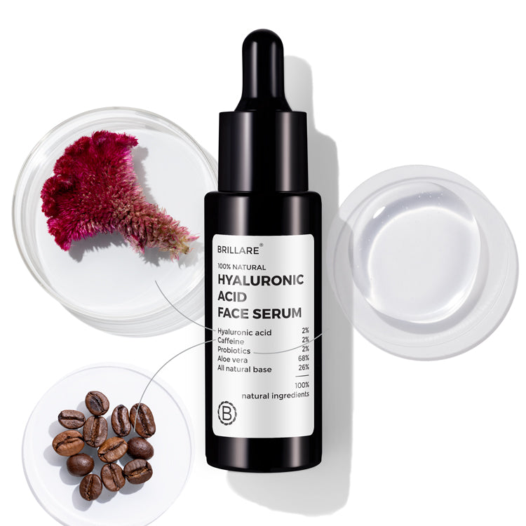 Brillare 2% Hyaluronic Acid Face Serum For youthful Skin, 30ml - Buy from Indicrest