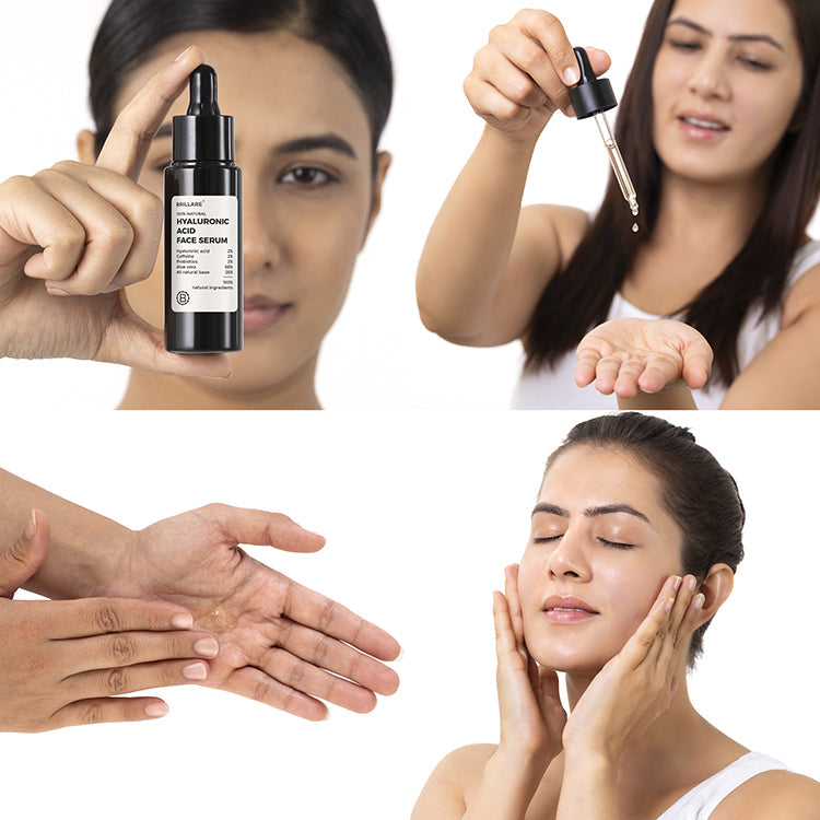 Brillare 2% Hyaluronic Acid Face Serum & Rose Powder Face Wash (30g) Combo For youthful Skin - Image 4 - Buy from Indicrest