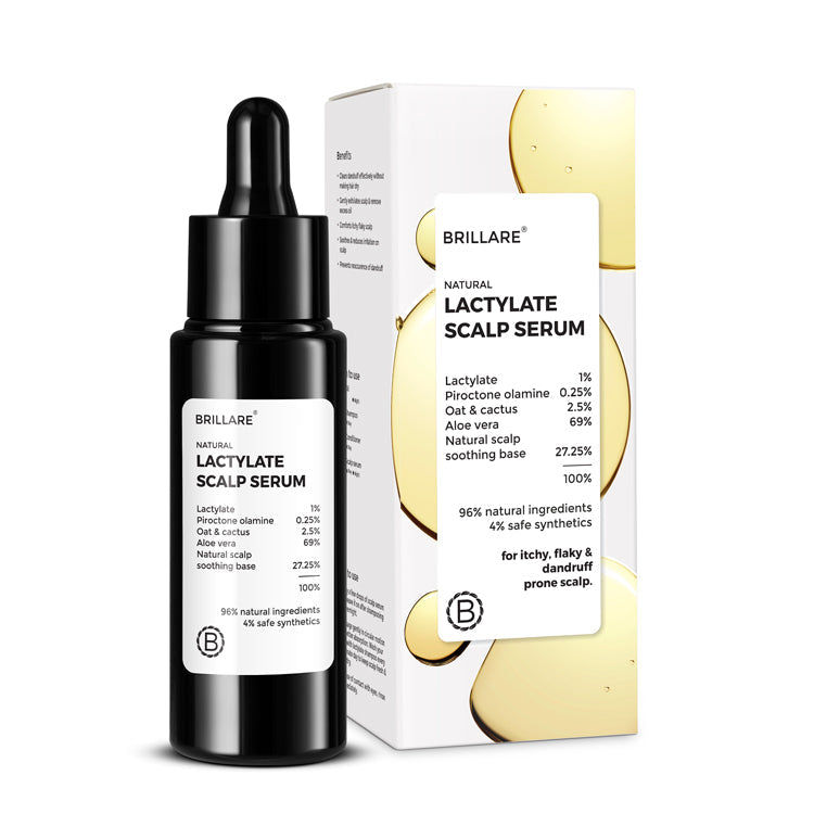 Brillare Lactylate & Piroctone Olamine Scalp Serum for Dandruff Control, 30ml - Image 10 - Buy from Indicrest
