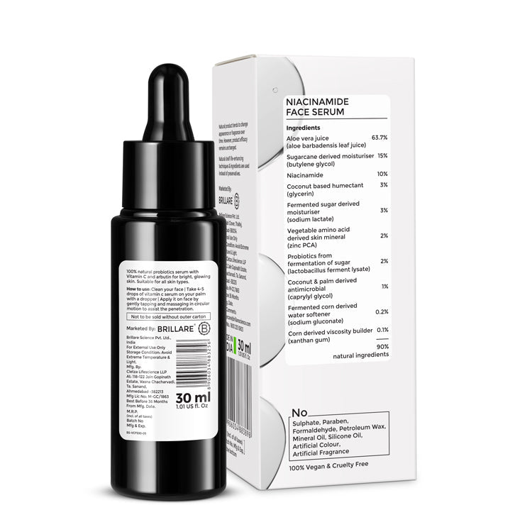 Brillare 10% Niacinamide Face Serum for Smooth, Glowing Skin, 30ml - Image 10 - Buy from Indicrest