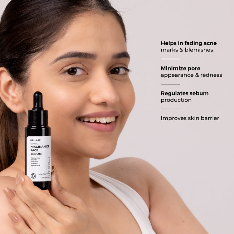Brillare 10% Niacinamide Face Serum for Smooth, Glowing Skin, 30ml - Image 3 - Buy from Indicrest